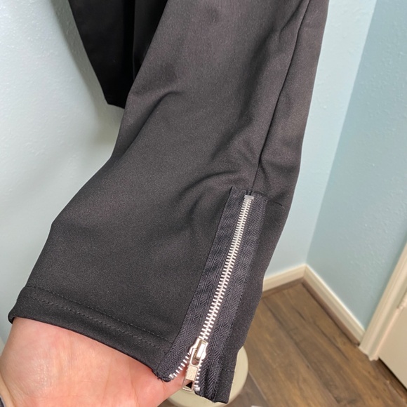 Ashley Stewart Plus Size Black Motorcycle Jacket - Picture 7 of 8